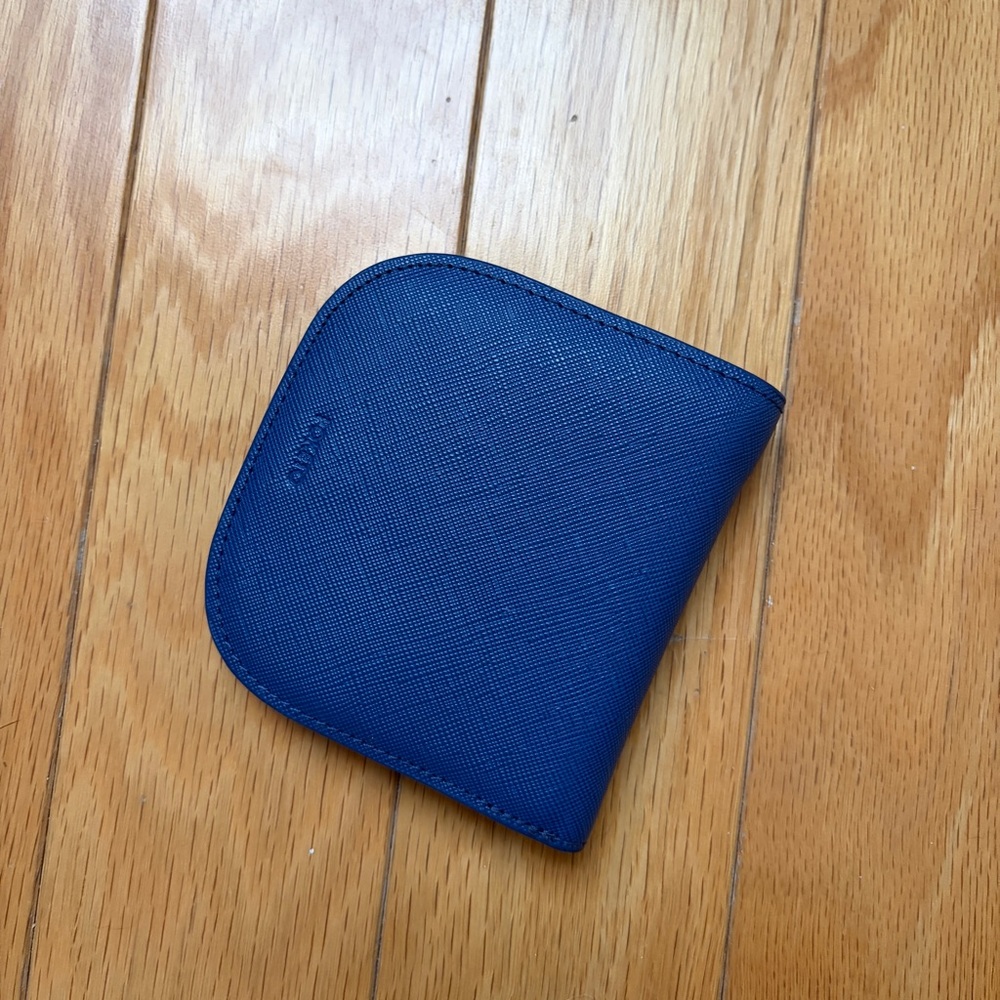 Cobalt Blue Leather Wallet